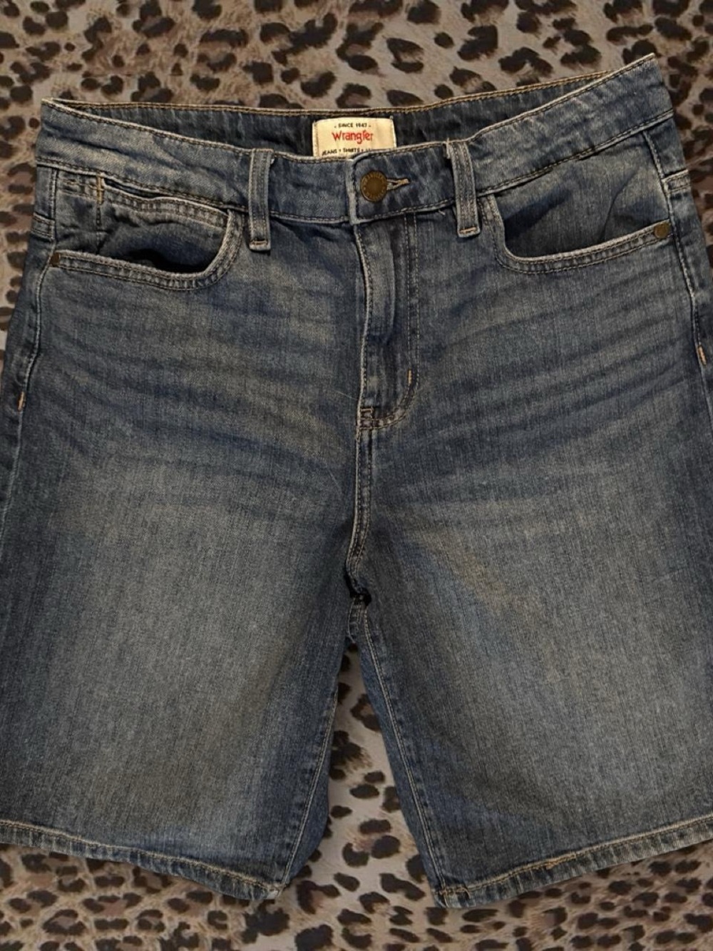 Wrangler Blue Denim Shorts
